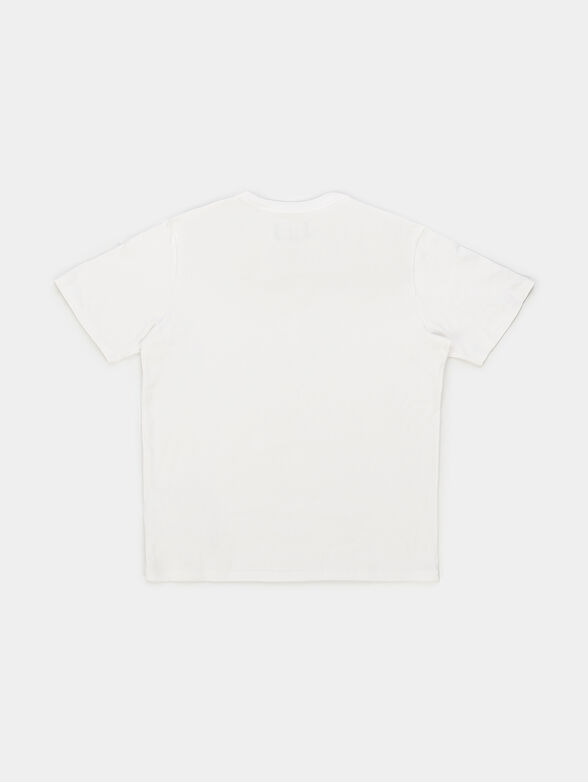 White T-shirt with print - 2