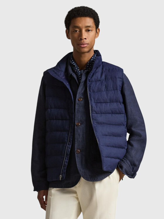 Vest in dark blue - 1