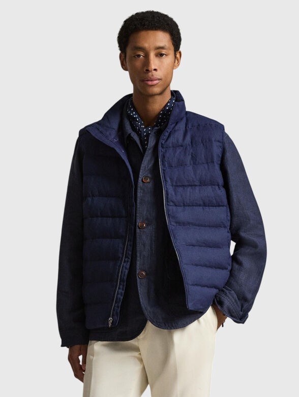 Vest in dark blue - 1