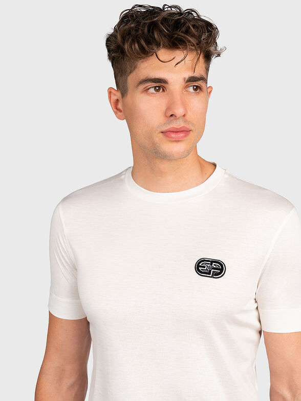 White t-shirt with logo - 3