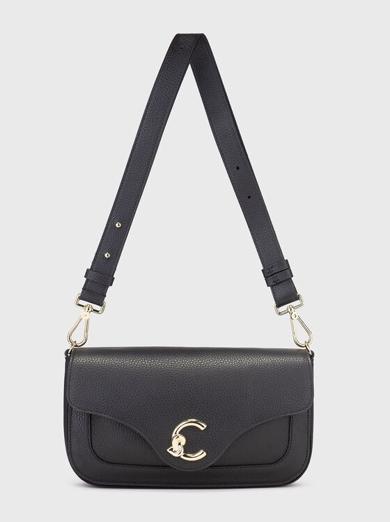 Кожена чанта с гранулиран ефекет - 1