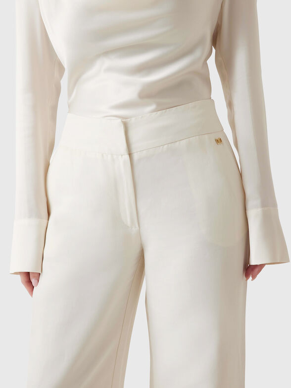 GRETA linen blend trousers - 3