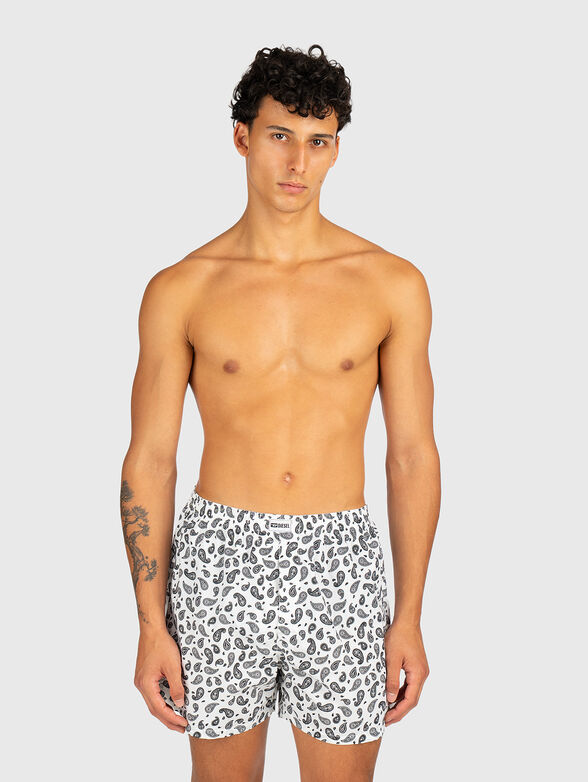 Set of three cotton boxer shorts - 1