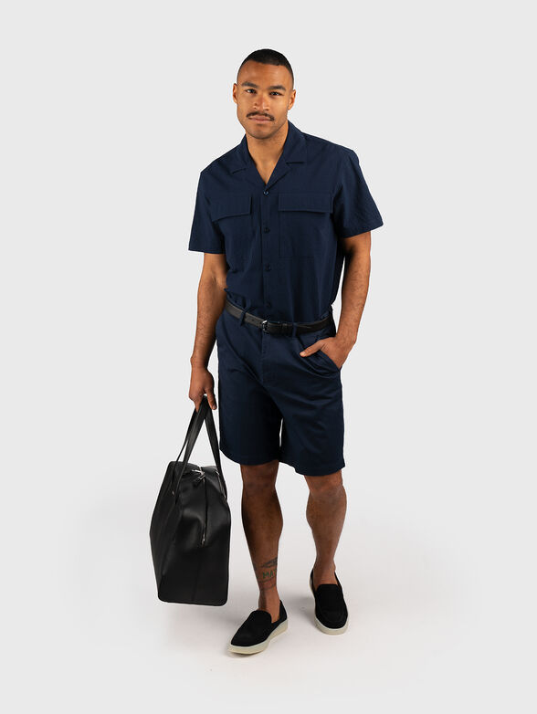 Short sleeve shirt in blue - 2