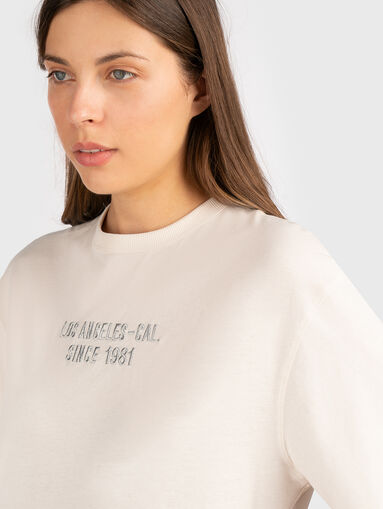 T-shirt with accent logo on the back - 4