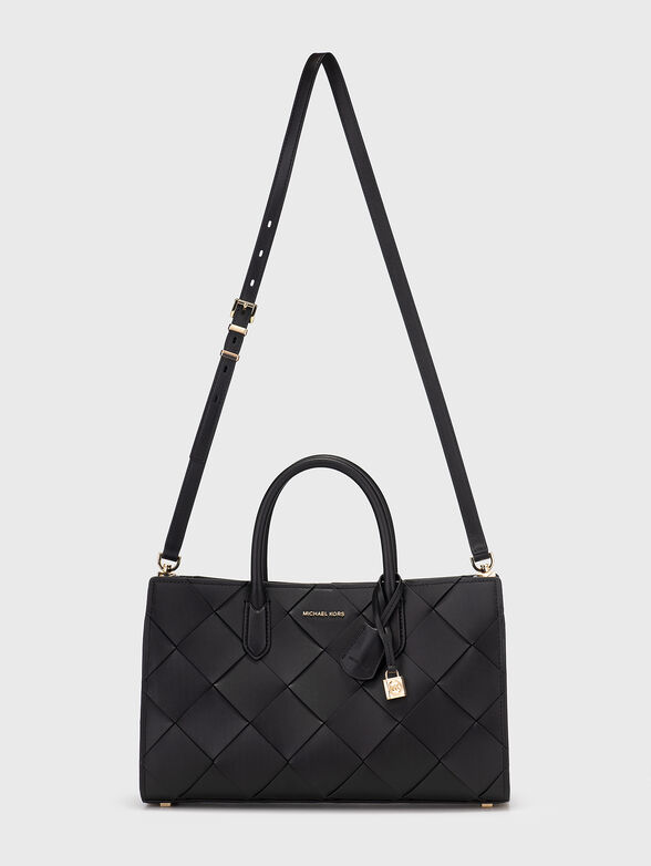 Leather bag with golden details - 2