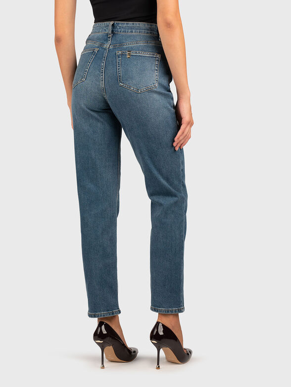Straight jeans with mini logo - 2