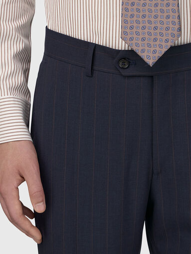 Wool suit in dark blue - 5