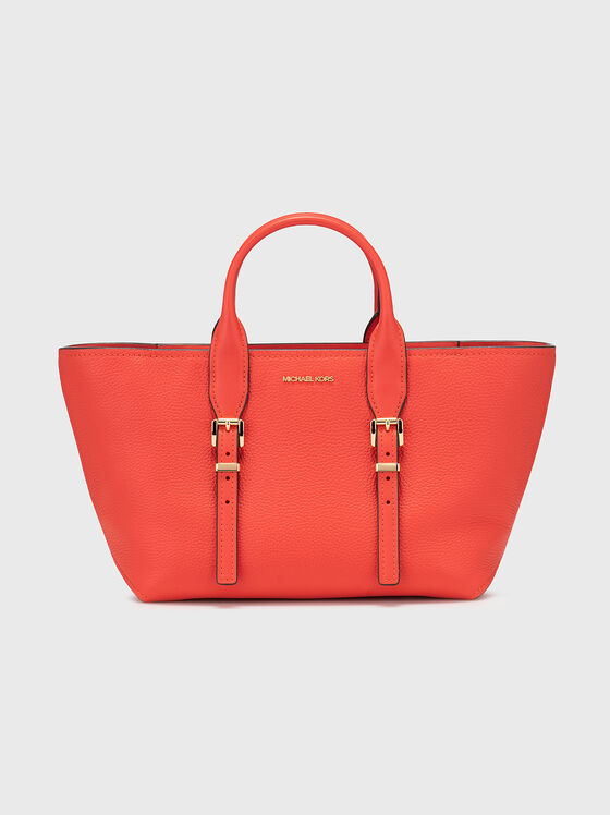 Leather bag with logo - 1