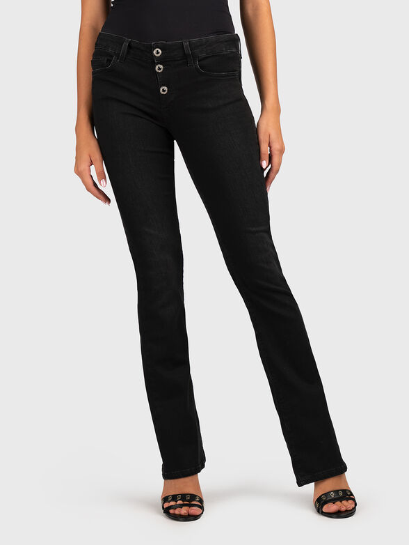 Black jeans with low waist - 1