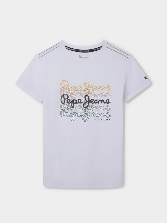 Тениска RAMONE с акцентен принт - 1