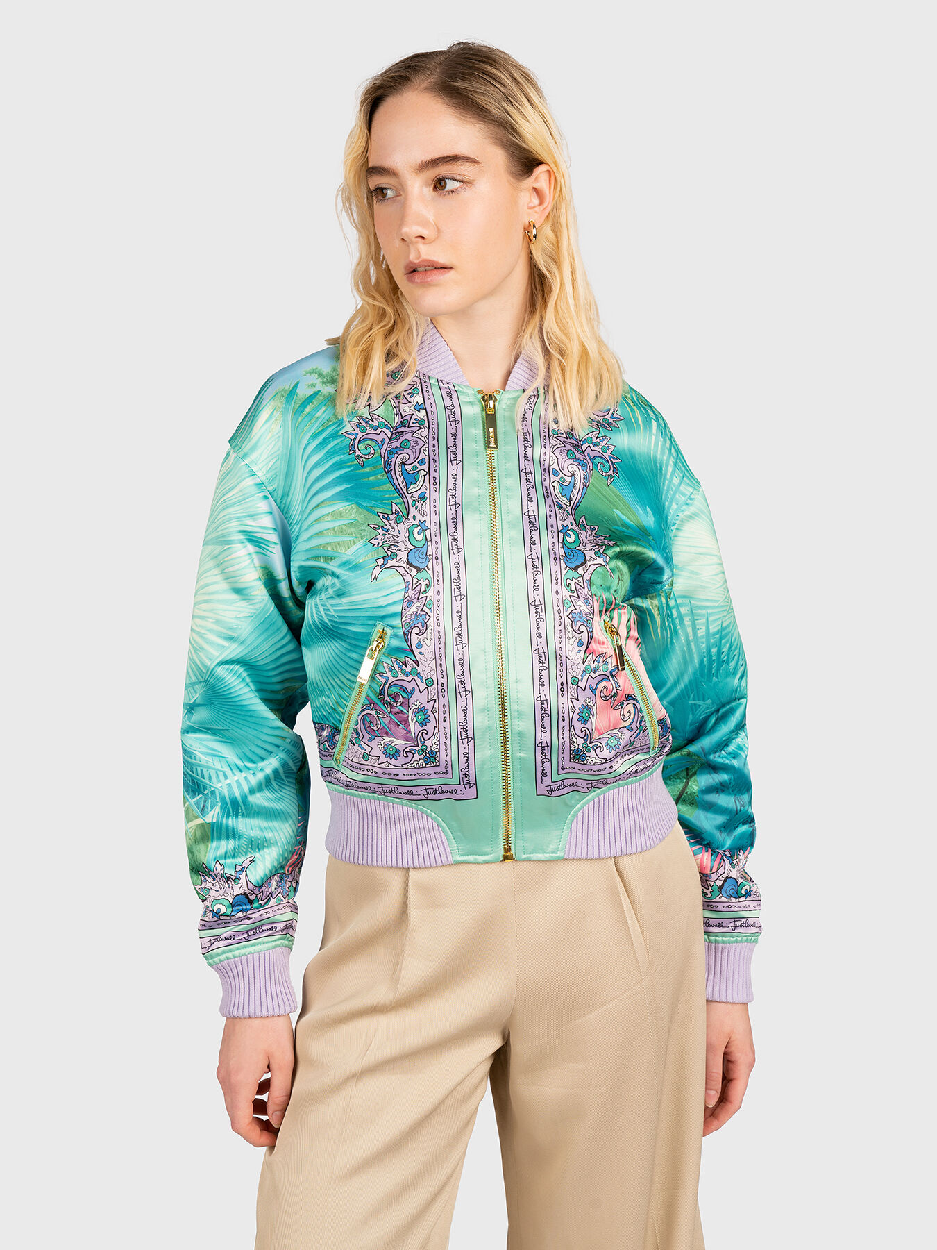 ジャケット・アウター SS11 Just Cavalli Flight Jacket ジャケット・アウター SS11 Just Cavalli Flight Jacket