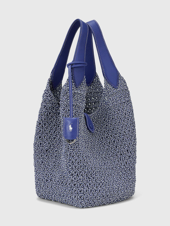 Woven texture tote bag - 4