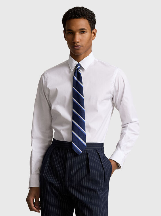 Бяла памучна риза - 1