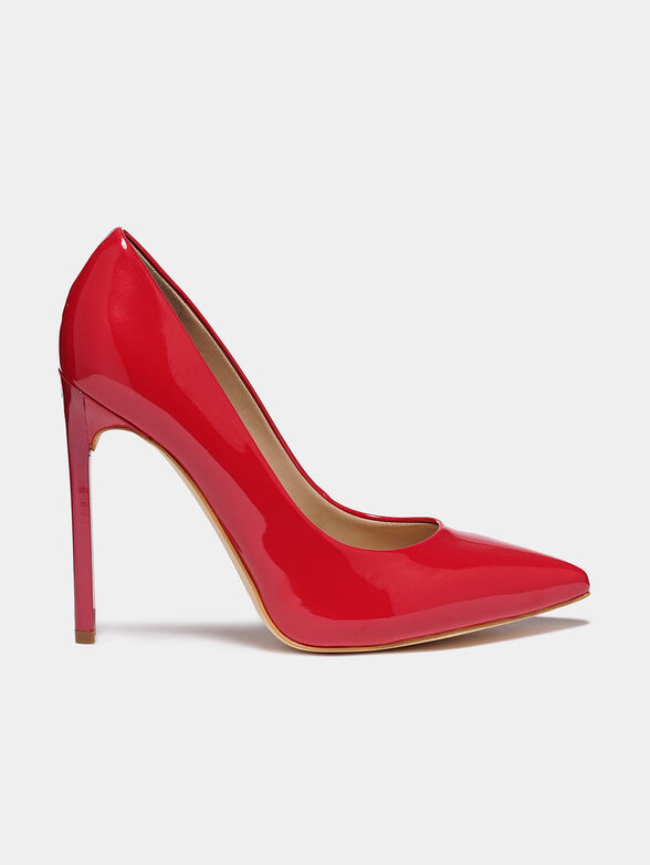 EDMA red patent look pumps - 1