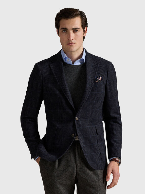 Single breasted wool blazer - 1