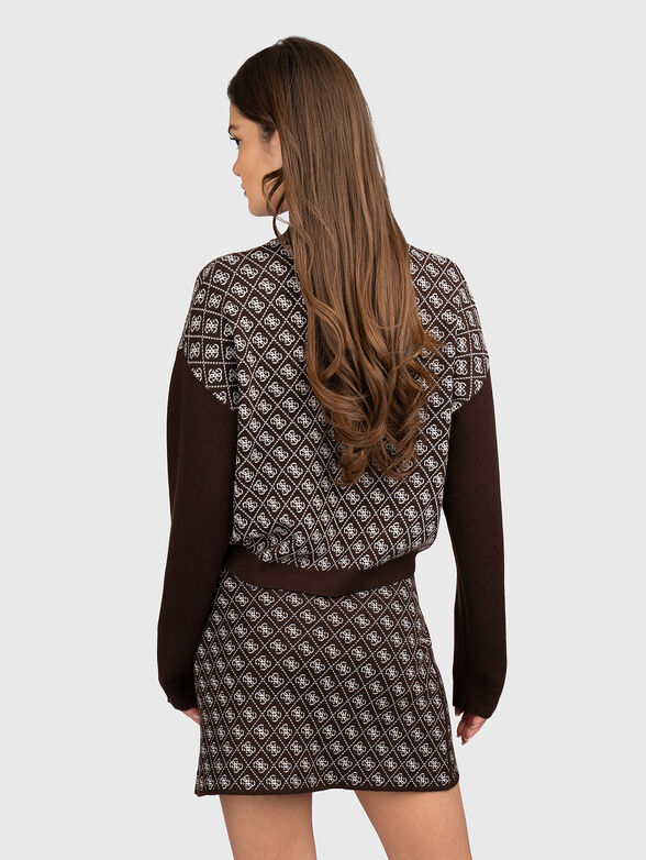 Turtleneck sweater with 4G logo - 3