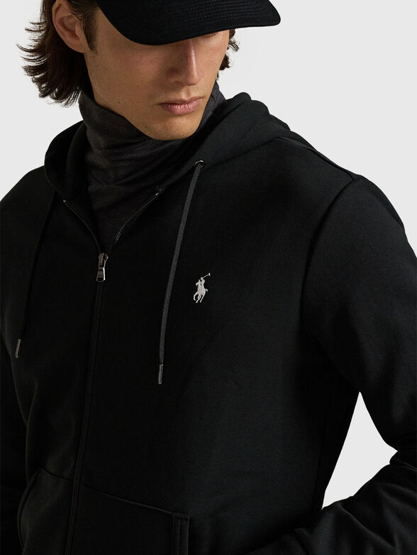 Sweatshirt with contrasting logo  - 4