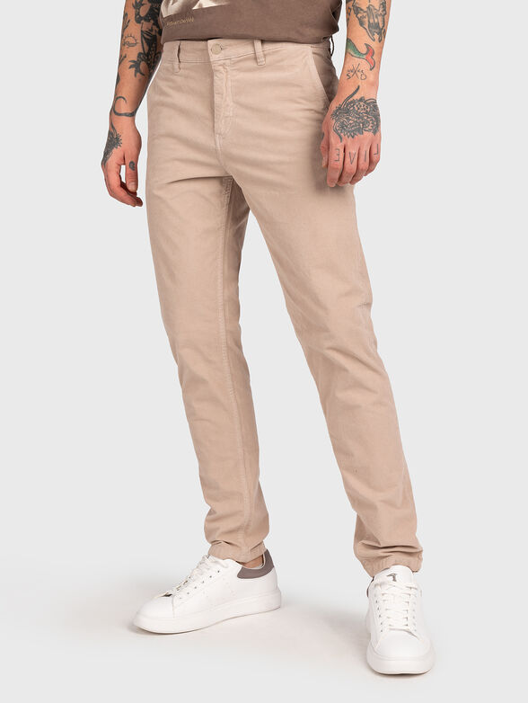MAX cotton blend trousers - 1