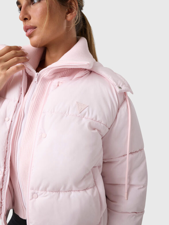 Hooded puffer jacket - 4
