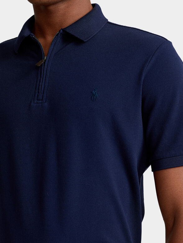 Dark blue polo-shirt - 2