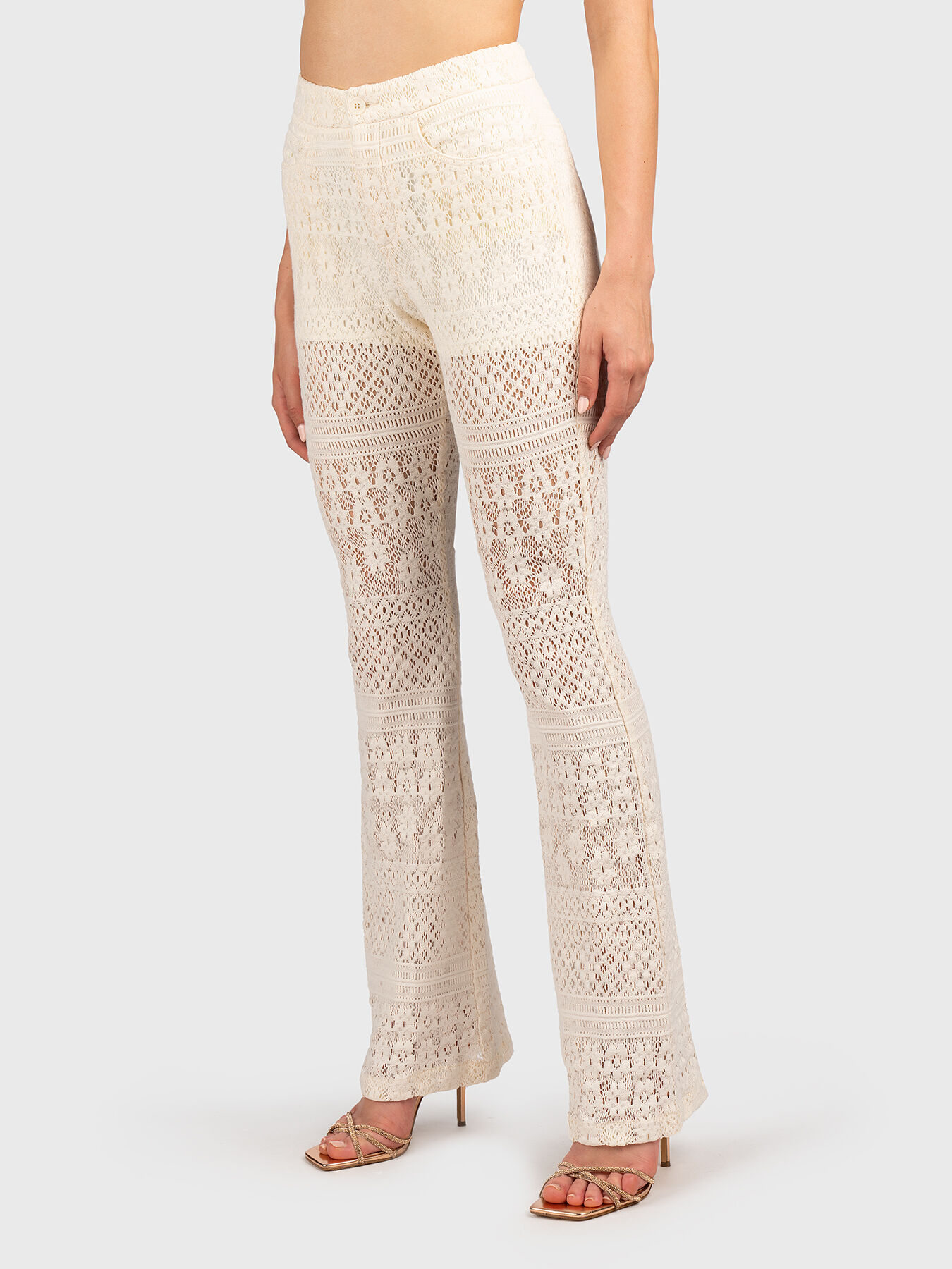 High waist lace pants brand LIU JO Globalbrandsstore en
