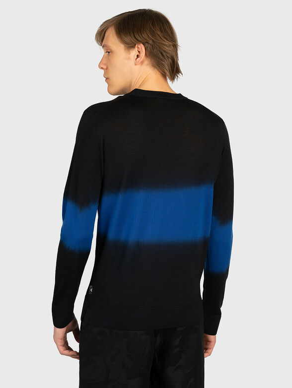 Sweater with contrastic ombre effect - 3