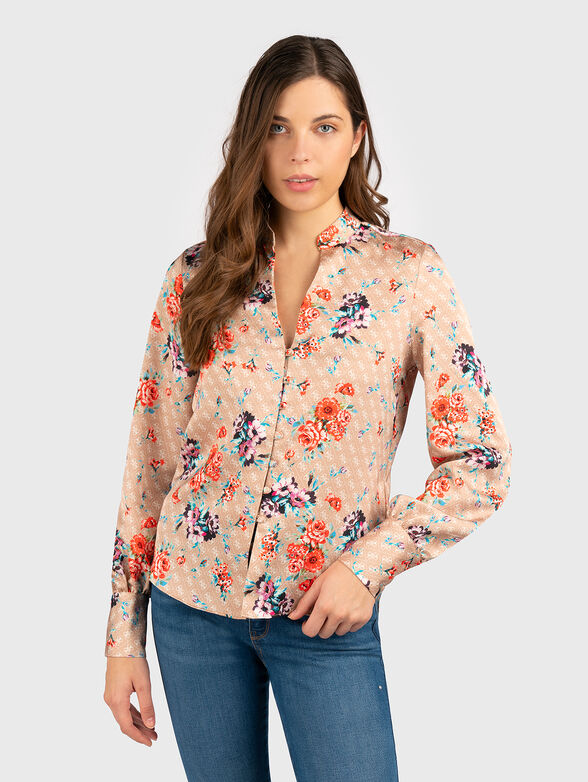 RITA shirt with monogram print - 1