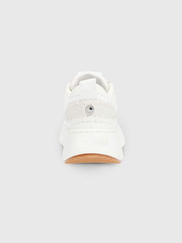 DOUBLETAKE sneaker in beige on platform - 4