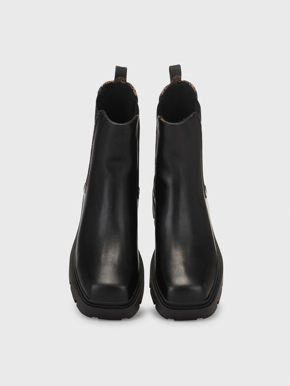 REYON black boots from eco leather - 6