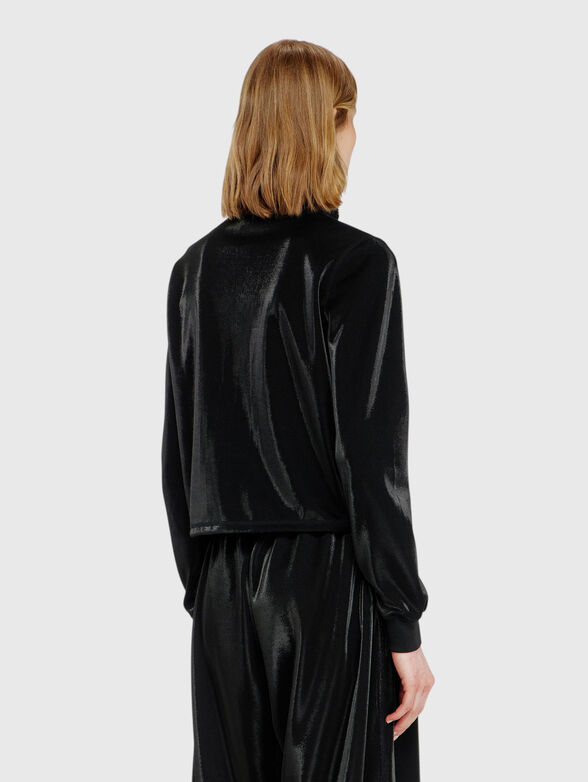 Black zipped sweatshirt - 3
