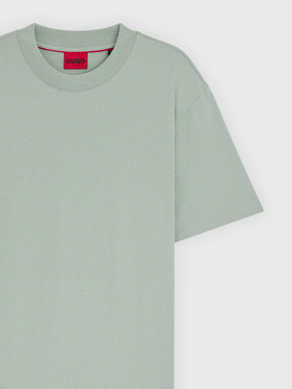 Oversized T-shirt with oval neckline - 2