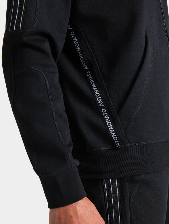 Sweatshirt with zipper and logo details - 4