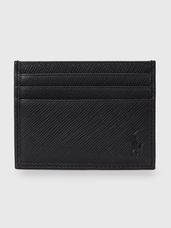 Картодържател от естествена кожа с лого - 1