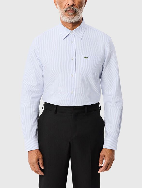 Cotton shirt with logo - 1