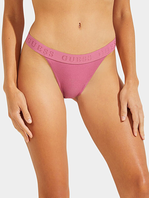 APRIL lounge pink thong - 1