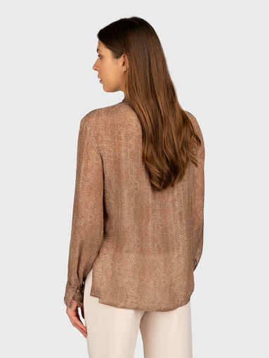 BECAPEY shirt with animal print - 3