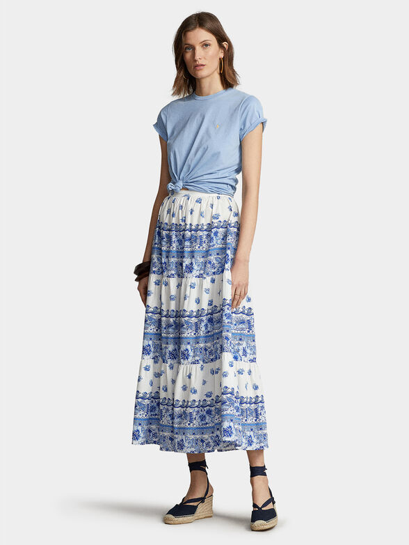 Blue cotton T-shirt - 2