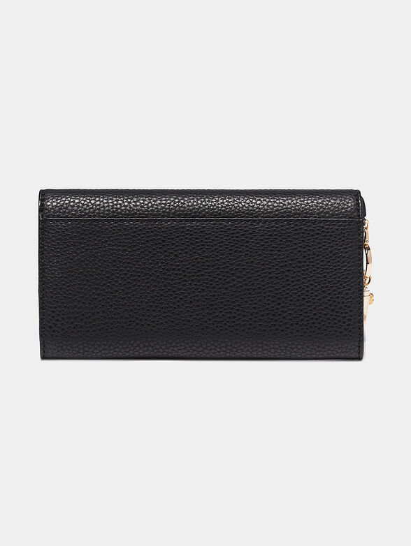 Black pebbled leather wallet - 2
