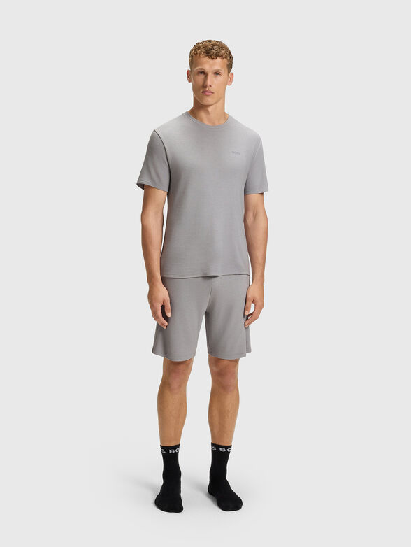 T-shirt with oval neckline - 2