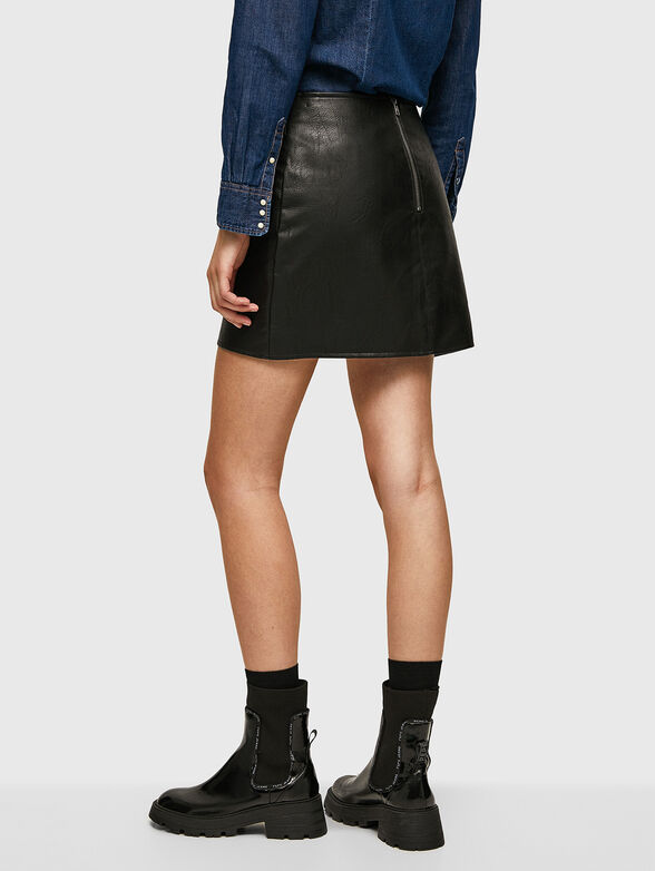 LUNA faux leather mini skirt - 2