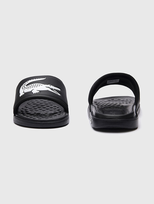 CROCO DUALISTE black beach slippers - 5