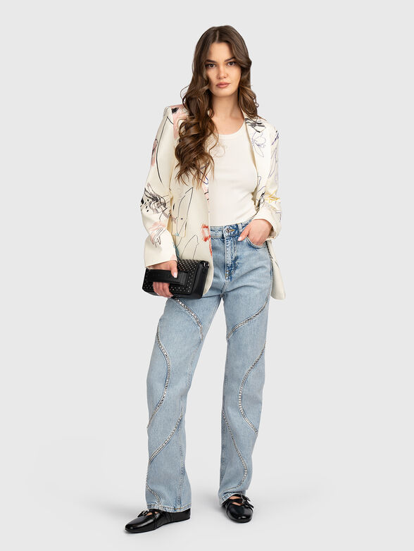 Black top in cotton blend - 2