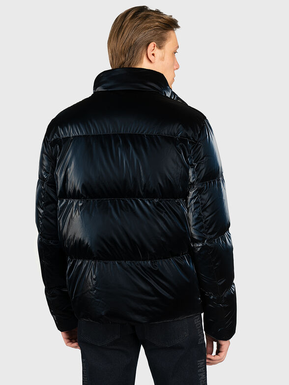 Down jacket in blue color - 5