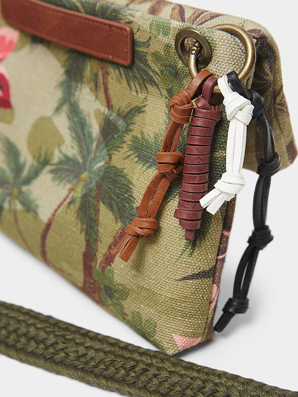 MIAMI Crossbody bag with tropical print - 2