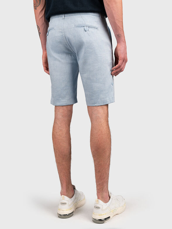 Chino shorts in linen - 2