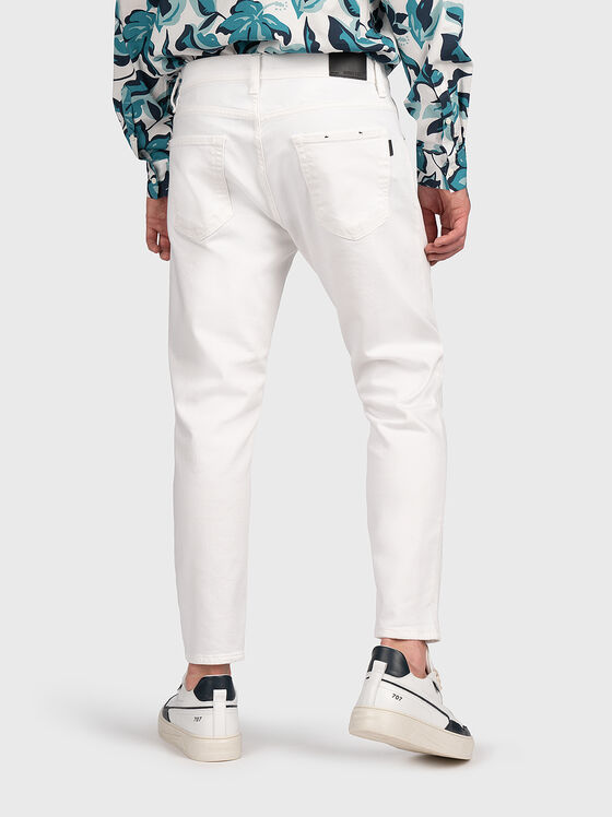 ARGON cropped jeans in white - 2