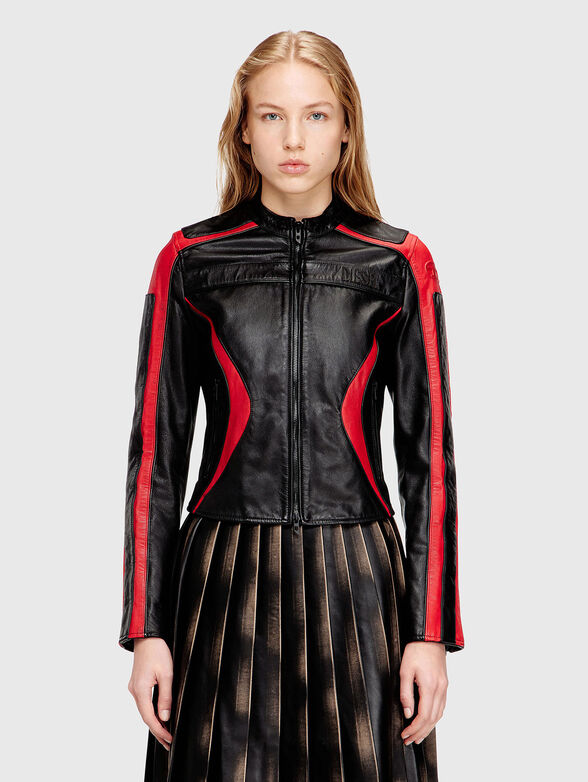 L-OVABLE leather biker jacket - 1