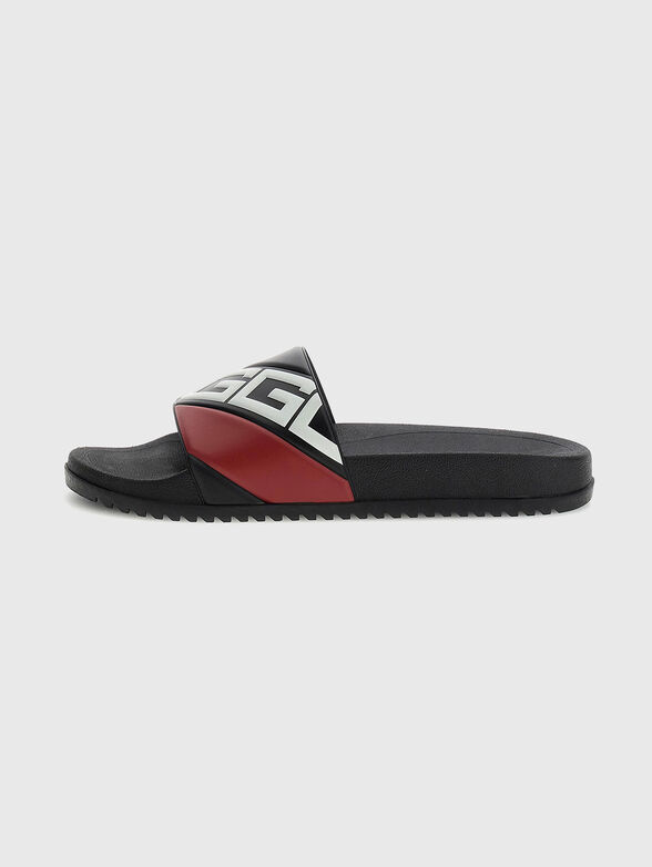 Beach slippers with logo detail - 1
