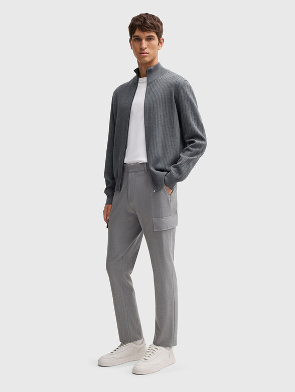 BEJINO micro striped cardigan - 2